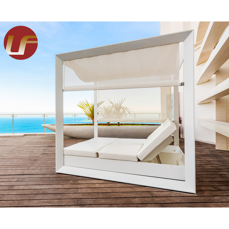 أثاث حمام السباحة الخارجي سرير الشمس المتسكع للكراسي والطاولات الخارجية للشاطئ