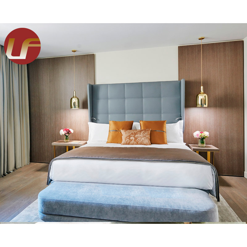 الشركة المصنعة كاملة مخصصة مجموعة غرف نوم فندق خشبي والتصميم الحديث أثاث الفندق مجموعة أثاث غرفة نوم