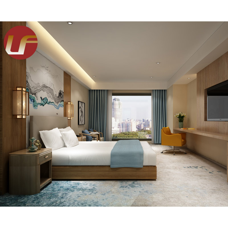مجموعة أثاث غرفة نوم فندق حديث 5 نجوم مخصصة فاخرة لأثاث غرفة فندق فورسيزون فوشان الشركة المصنعة
