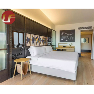 مجموعة أثاث غرفة نوم فاخرة مخصصة لأسرة فندق حديثة على طراز النجوم