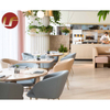 مجموعة أثاث مطعم الفندق الخشبي الحديث المخصص لفندق 5 نجوم