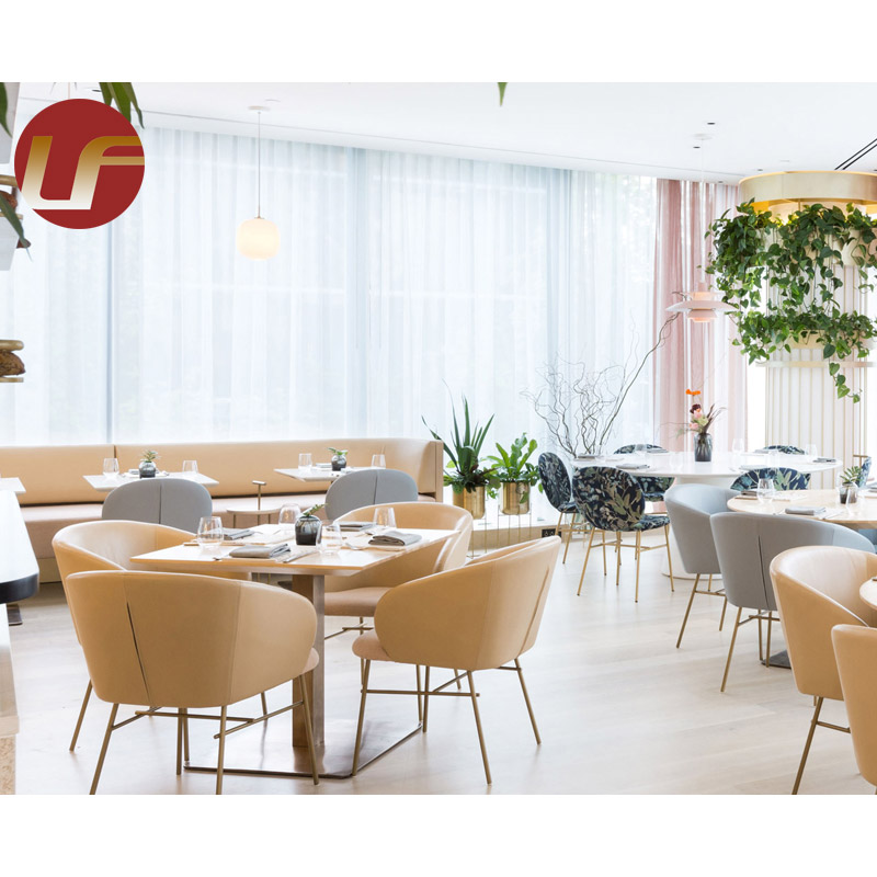 مجموعة أثاث مطعم الفندق الخشبي الحديث المخصص لفندق 5 نجوم
